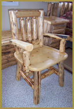 Log Captain's Chair