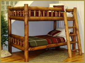 Kodiak Bunk Bed: example of custom stain