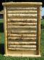 4-Drawer Chest: Log Front with Footprints