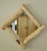 Log Diamond Mirror
