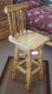 Log Swivel Barstool