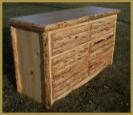 6-Drawer Dresser: Log Front Drawers