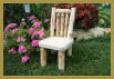 Accents: Log Child's Chair
