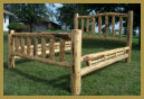 Custom Handcrafted Log Beds