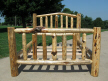 Kodiak Bed with Character Logs
