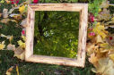 Log Wall Mirror