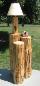 3-Tier Log End Table / Nightstand