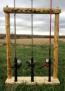 Log Fishing Rod Rack