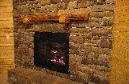 Log Mantel: Custom Stain